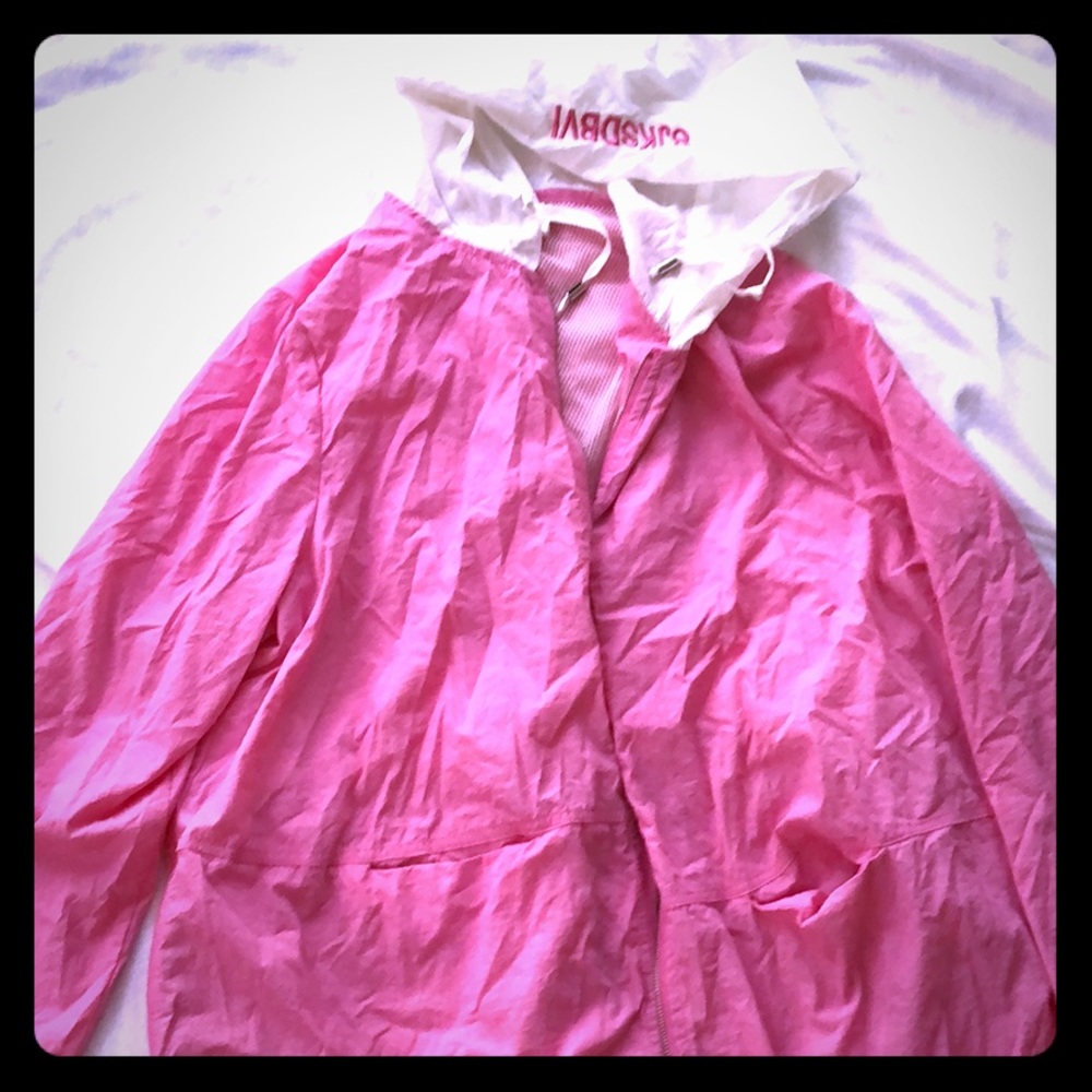 Pink windbreaker